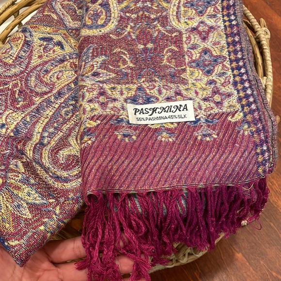 Pashmina 55% silk 45% - Picture 3 of 5
